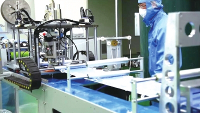 佛慈制藥N95口罩下線(xiàn)