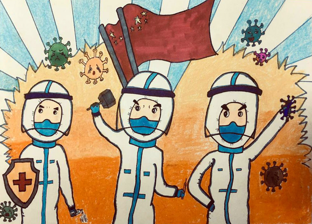 “疫情當前，孩子們有‘畫’說”作品展播（三十九）