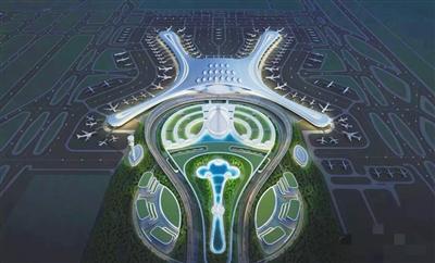 蘭州中川機(jī)場(chǎng)三期擴(kuò)建工程效果圖亮相