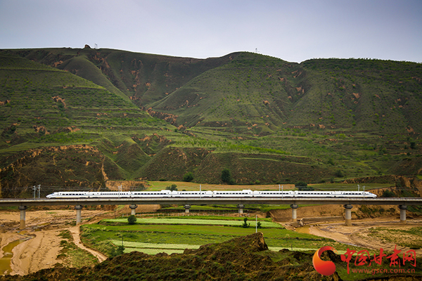 西銀客專甘寧段開始進(jìn)行運(yùn)行試驗