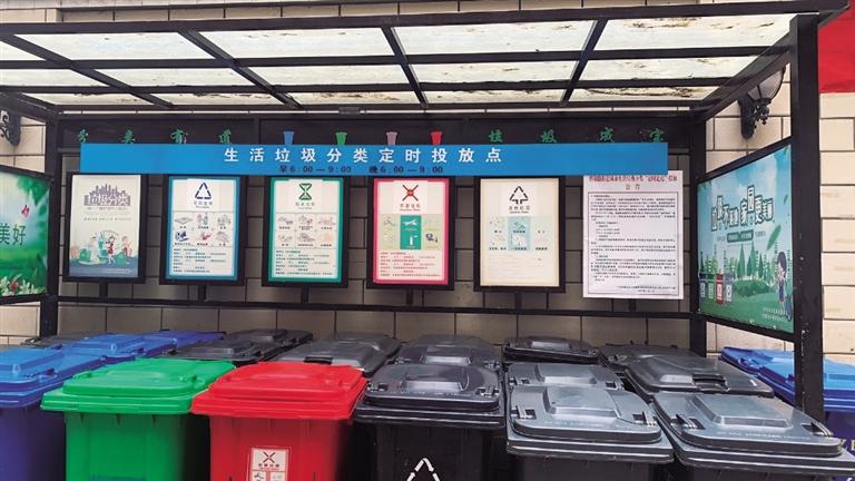 垃圾分類(lèi)定時(shí)定點(diǎn)投放正式啟動(dòng) 酒泉路街道推出“1+4+N”方案 確保正確投放