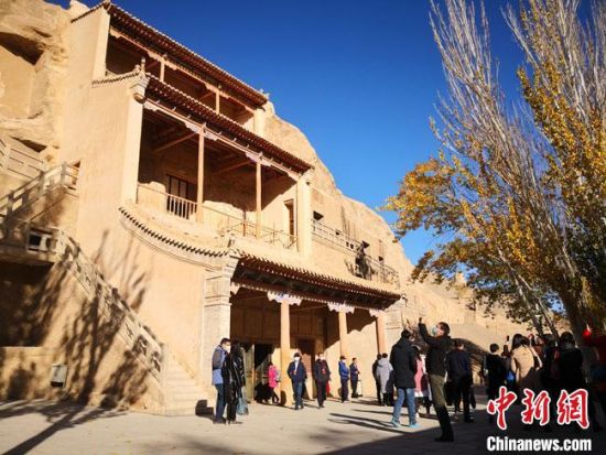 圖為敦煌莫高窟藏經(jīng)洞。(資料圖) 馮志軍 攝