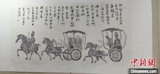 圖為傳拓作品?！〈蘖?攝