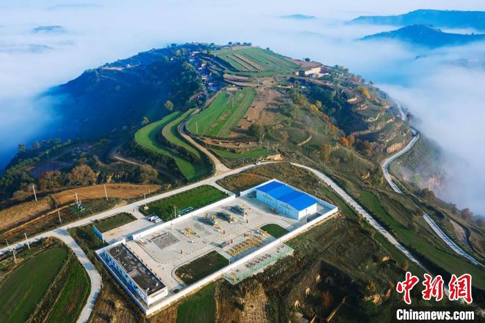 圖為中石油長慶油田慶陽天然氣開發(fā)場站。(資料圖) 慶陽市委宣傳部供圖