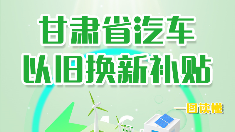 海報|重大利好！甘肅省汽車以舊換新補貼來了