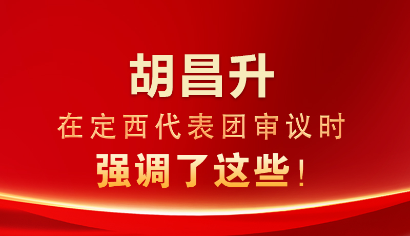 【聚焦2026甘肅兩會(huì)】胡昌升在定西代表團(tuán)審議時(shí)強(qiáng)調(diào)了這些！
